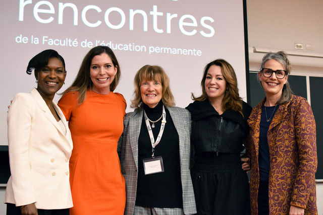 Stéphanie Jecrois, Sophie Reis, Andrée Dupont, Melissa Harvey et Annie Veilleux